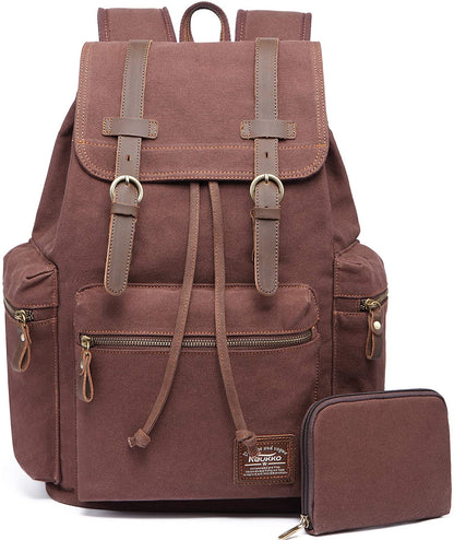 vintage canvas Backpacks Men And Women Bags Travel Students Casual For Hiking Travel Camping Backpack Mochila Masculina