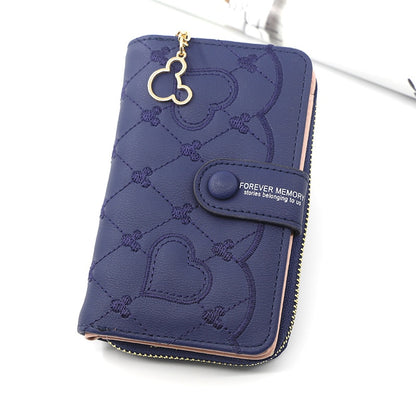 Women Wallet Medium Female Clutch Bag Zipper Coin Money Pocket Ladies Card Holder Purses Designer Womens Short Wallets