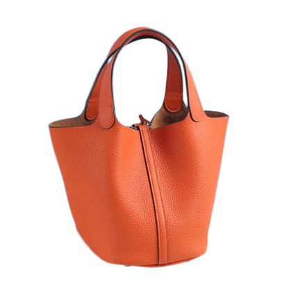 100% Genuine Leather Women Luxury Brand Handbags,Luxury Handbags Women Bags Designer Tote Bag Classical Soft Leather Bucket Bag