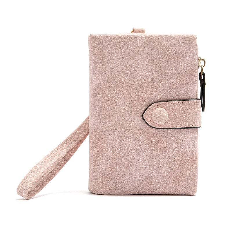 Women Folding Short Wallet Lady PU Leather Money Bag Clutch Wallet Short PU Purse Coin Card Holder Handbag Hot New More Screens