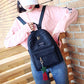 Fashion Woman Mini Simple Corduroy Backpacks Campus Style Knapsack Capacity Double Shoulder Bag School Corduroy Backpack