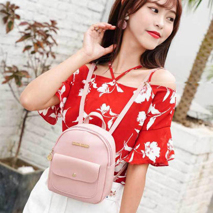 wholesale Women&#39;s backpack kawaii Small Backpack Letter Purse Mobile Phone Simple Ladies Travel Bag Student  Backpacks Girl