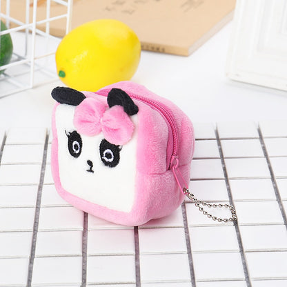 Mini Coin Purse Bag Cute Plush Cute Small Coin Wallet Women Coin Money Earphone Holder Wallet Pouch Pocket Kids Handbag Gift