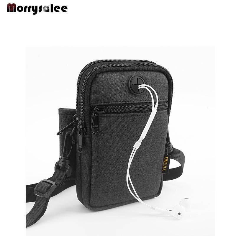 Multi-Function Document Bag Waterproof Mobile Phone Menn&#39;s Bag Running Sport Chest Bag Men Messenger