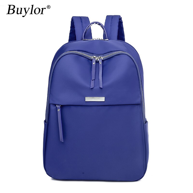Buylor Oxford Women Backpack Fashion Simple Computer Bag Girls Shoulder School Bag Female Large Capacity Travel Backpack