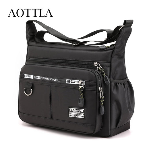 AOTTLA Shoulder Bag Male Oxford Cloth Good Quality Crossbody Bag Business Working Bag For Men Brand New Men&#39;s Messenger Bag