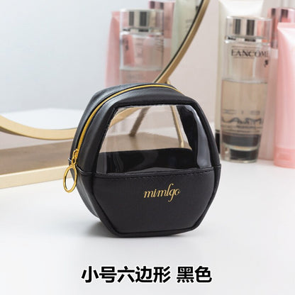 PU Wash bag Portable Women Cosmetic Bag Multifunction Travel Toiletry Storage Organize Handbag Waterproof Female Makeup Case