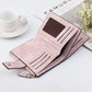 Leather Women Wallet Hasp Small and Slim Coin Pocket Purse Women Wallets Cards Holders Luxury Brand Wallets Designer Purse ארנק