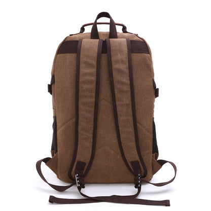 Canvas Vintage Backpack for School Hiking Travel Casual Bookbag Men Women Laptop Travel Rucksack Laptop Backpacks