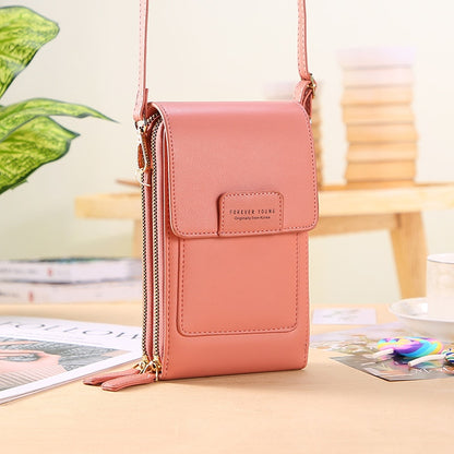 Women Bags Soft Leather Wallets Touch Screen Cell Phone Purse Crossbody Shoulder Strap Handbag for Female Cheap Women&#39;s Bags