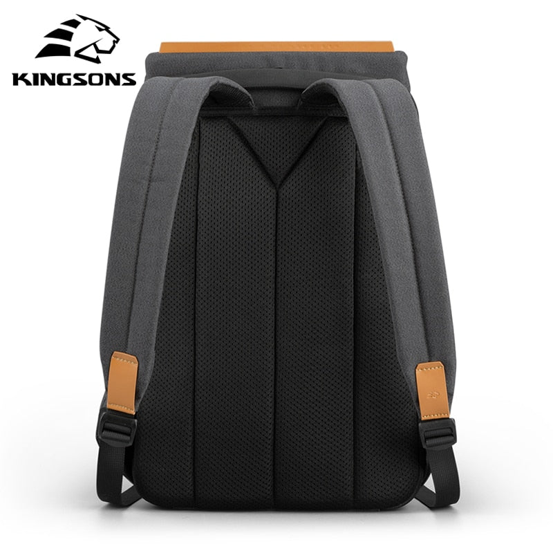 Kingsons 15.6&#39;&#39; New Waterproof Backpacks USB Charging School Bag Anti-theft Men And Women Backpack For Laptop Travelling Mochila