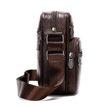 New Messenger Bag Men&#39;s Genuine Leather Shoulder Bag Male Casual Cow Leather Small Flap Man Crossbody Bags For Men Handbags