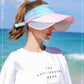 New Sports Female Summer Outdoor Sun Hat Stretchable Empty Top Sun Visor Hats UV Hat Large Brim Sun hat