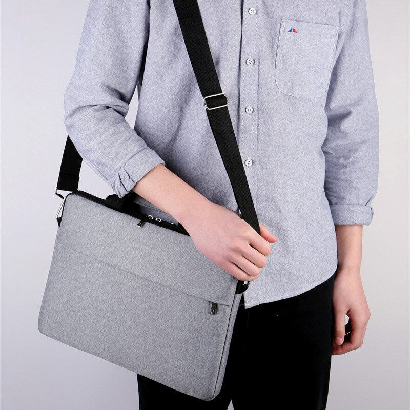 Casual Briefcase Messenger Bag Unisex Waterproof 13 14 15.6 Inch Laptop Bag Women Crossbody Bags Office Business Tote Handbag