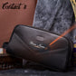 Contact&#39;s Genuine Leather Men&#39;s Cosmetic Bags Case Travel Organizer Men Toiletry Bag Luxury Brand Makeup Bags Large Capacity