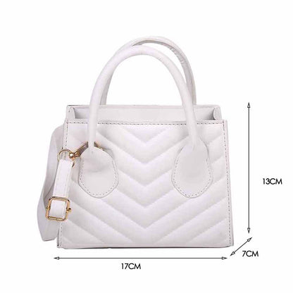 Stylish Female Embroidery PU Leather Messenger Bag Ladies Shoulder Bags Small Flap Zipper Mini Top-Handbag for Women Travel