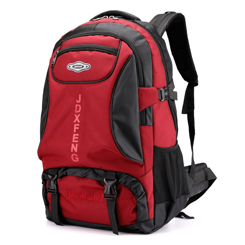 60L Waterproof Hiking Rucksack Sports School Backpack Large Outdoor Climbing Bag Unisex Camping Trekking Travel For Men Women