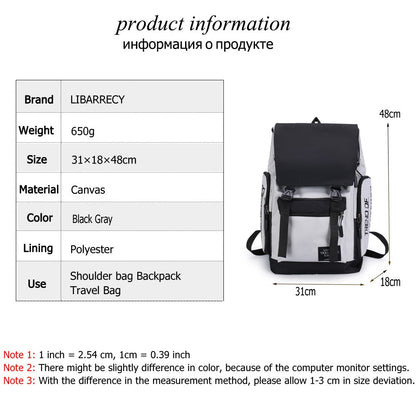 Large-capacity Design Ladies Backpack Panelled Designer High-quality Canvas Women School Backpack Luxury Youth Travel Bookbag