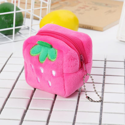 Mini Coin Purse Bag Cute Plush Cute Small Coin Wallet Women Coin Money Earphone Holder Wallet Pouch Pocket Kids Handbag Gift