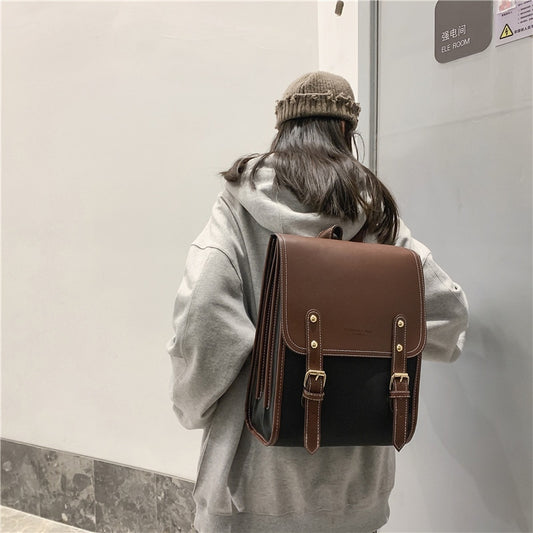 Schoolbag Female Travel Bag Fashion Luxury Backpack For Girl Teenager Leather Backpack Women Bolsa Feminina  Mochilas Para Mujer