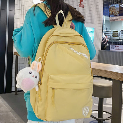 Fashion Girl Pink Kawaii Waterproof College Backpack Trendy Ladies Travel Bag Cool Women School Bag Laptop Female Cute Backpacks