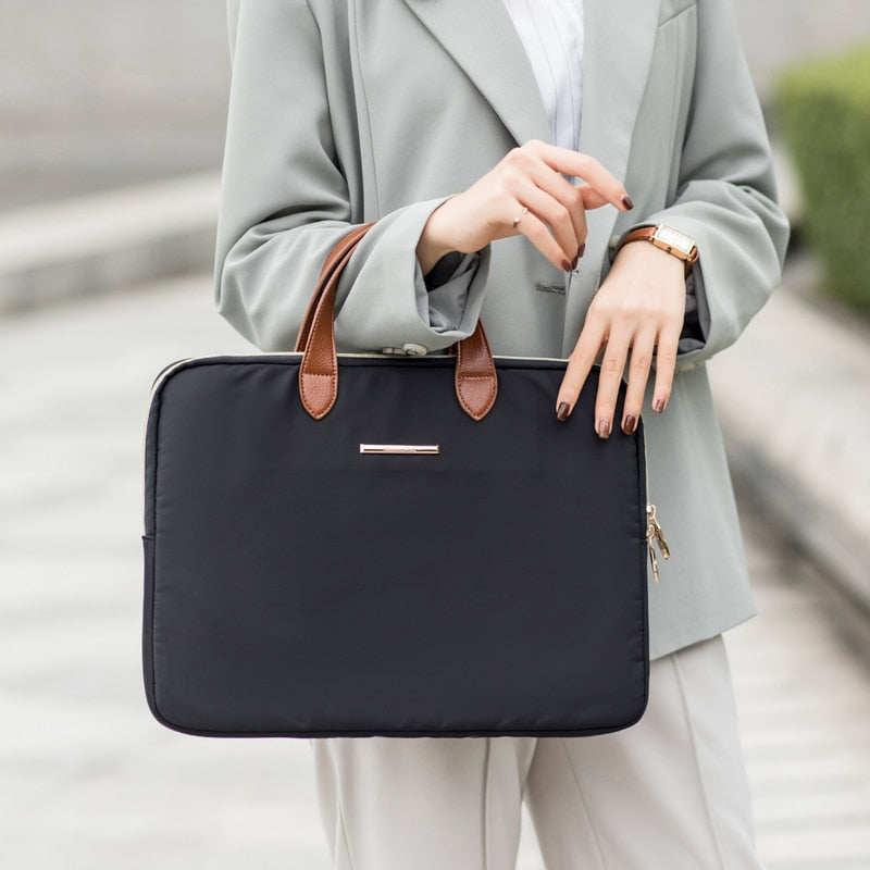 Laptop Bag 13 14 15.6 Inch Waterproof Notebook Bag Sleeve For Macbook Air ASUS Lenovo Dell Huawei Shoulder Handbag Briefcase Bag