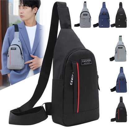 Men Shoulder Bags Waist Packs Sling Bag Crossbody Outdoor Sport Shoulder Chest Daily Picnic Canvas Messenger Bag Bolsa