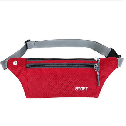 Colorful Waist Bag Waterproof Waist Bum Bag Running Jogging Belt Pouch Zip Fanny Pack Sport Runner Crossbody Bags Men And Women