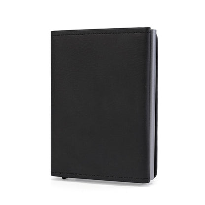 RFID  Top Pu Leather Wallet  Multifunction Magnet Wallet  Men &amp; Women Credit Card Holder with Note Compartment &amp; Coin Pocket