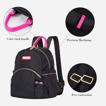 Hanke Women Backpack Fashion Design Waterproof Laptop Back Bag 15&quot; Backpack Bag Black Dropship H6866 H6868