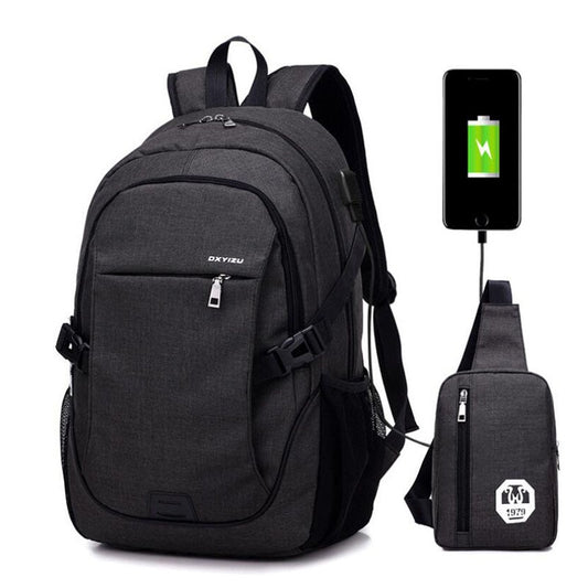 Multifunctional Laptop Backpack External Charging USB computer backpack 15.6 inch Business Backpacks Casual Travel Bags