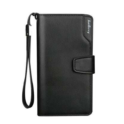 Baellerry Men Wallets Long Style High Quality Card Holder Male Purse Zipper Large Capacity Brand PU Leather Wallet For Men