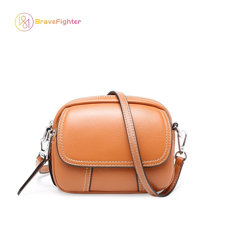 Brave Fighter New Fashion Women Handbag Small Crossbody Satchel Female Taschen Leather Shoulder Bag-BB014