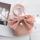 Fashion Summer Children Girls Shoulder Bag Beautiful Bowknot Straw Messenger Bag Kids Keys Coin Purse Cute Princess Mini Handbag