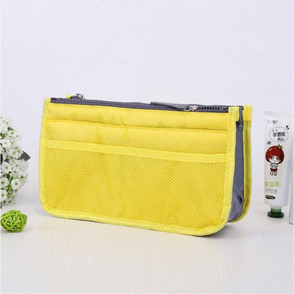 Organizer Insert Bag Women Nylon Travel Insert Organizer Handbag Purse Large liner Lady Makeup Cosmetic Bag Cheap Female Tote