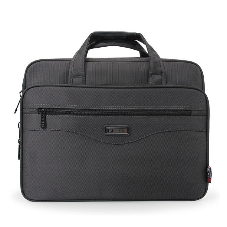 OYIXINGER Men Briefcase Laptop Bags Good Nylon Cloth Multifunction Waterproof 15.6&quot; Handbags Business Shoulder Men&#39;s Office Bags