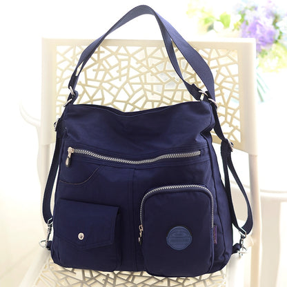 Preppy Style Women Nylon Backpack Natural School Bags For Teenager Casual Female Shoulder Bags Mochila Travel Bookbag Knapsack