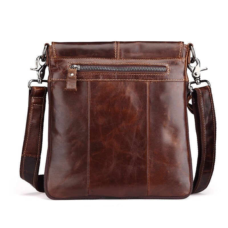 Genuine Leather Mens Bag Male Crossbody Bags Small Flap Casual Messenger Bags Men&#39;s Shoulder Bag Male Genuine Leather