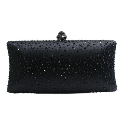 Factory Wholesale Purple Womens Evening Bag with Rhinestone Crystal Clutch Purse