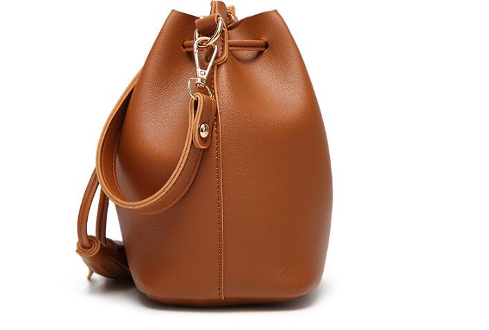 Baggage Girl PU Leather Tassel Bag Euro-American Street Photo Single Shoulder Slant Bag Sequins Star Chain Handbag