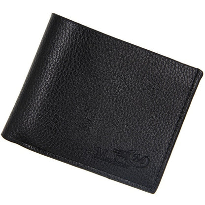 Soft Men Wallets New Short Style Coin Bag Clutch Money Purse Credit Card Holders for Male Vintage Purses Small Men Wallet