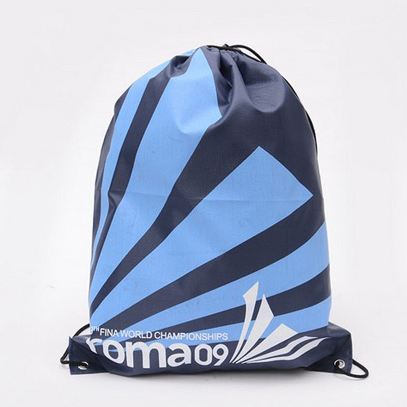 1pc Waterproof Drawstring Backpack Outdoor Travel Organizer Housekeeping Storage Bag  for Clothes Shoes Kids Toy