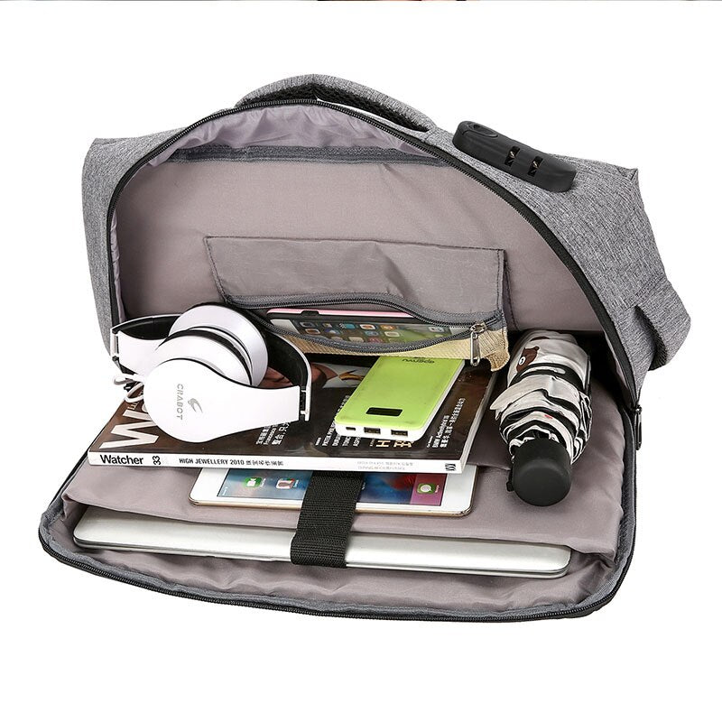 15 inch Laptop Briefcase Mens With Password Lock Office Bags For Men Big Handbags Nylon Business Bag Traveller sac homme XA215ZC