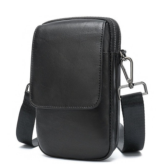 mall Genuine Cowhide Leather Men&#39;s Shoulder Bag Clutch Handbag Messenger Male Bags Crossbody Sling Tote Small Zipper