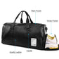 Gym Bag Leather Sports Bags Dry Wet Bags Men Training for Shoes Fitness Yoga Travel Luggage Shoulder Sac De Sport Bag XA512WD