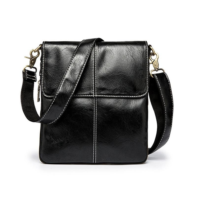 Fashion Leather Crossbody Bag Shoulder Men Messenger Bags Small Casual Designer Handbags Man Bags Leather Men Bag S1758