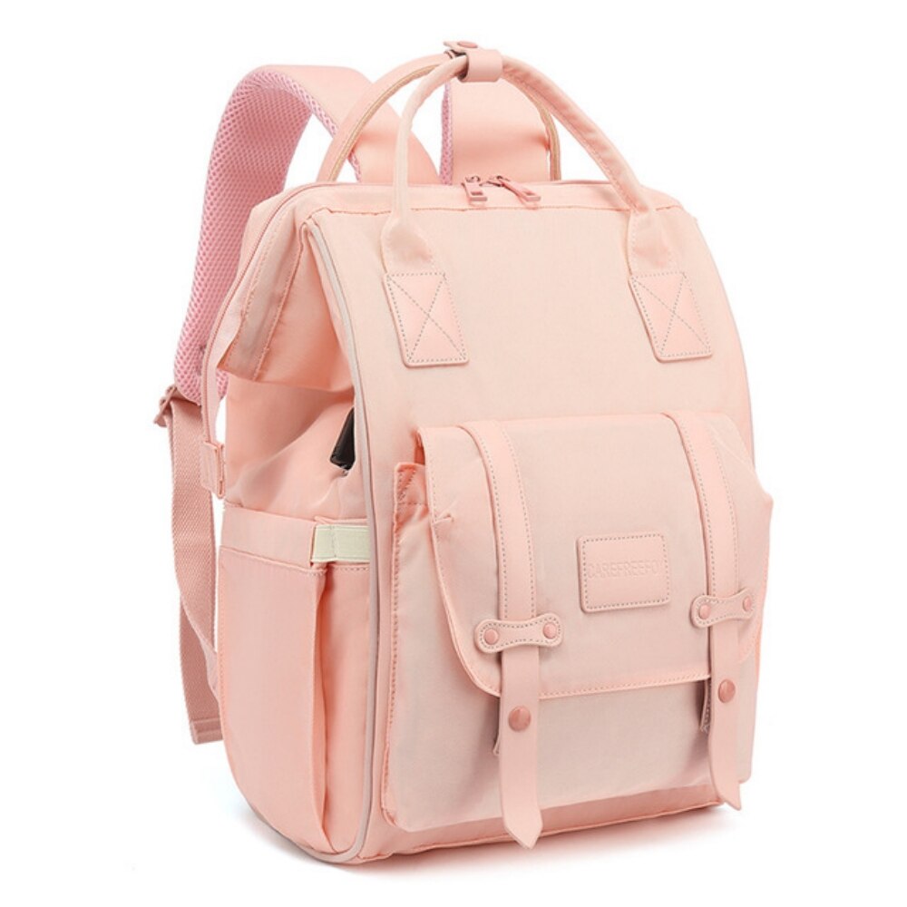 Baby Nappy Bag Waterproof Storage Handbag Outdoor Travel Women Backpack For Baby Stuff 2 Layer White Mommy Maternity Bag