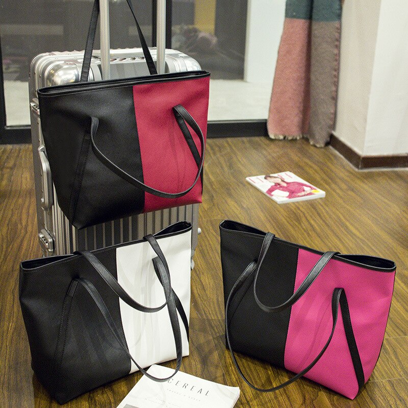 New  Fashion Trend Single Shoulder Bag PU Personality Multi-Function Women Bag Large Capacity Handbag