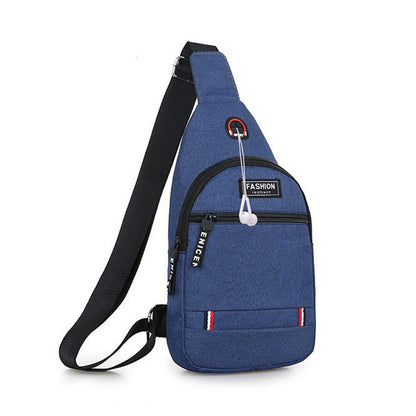 Men Shoulder Bags Nylon Waist Packs Sling Bag Crossbody Outdoor Sport Shoulder Chest Daily Picnic Canvas Messenger Bag Bolsa