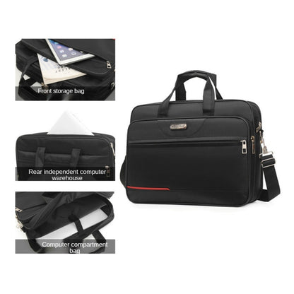 Men&#39;s Business Briefcase Weekend Travel Document Storage Bag Laptop Protection Handbag Material Organize Pouch Accessories Items